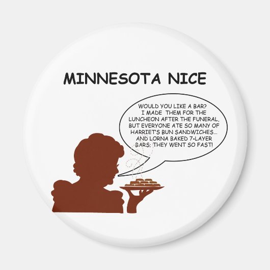 Minnesota Nice Magneet (Voorkant)