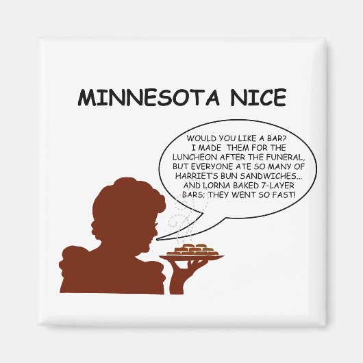 Minnesota Nice Magneet (Voorkant)