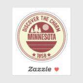 Minnesota Nice - MN Staat Geschenk Sticker (Vel)