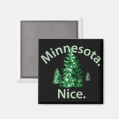 Minnesota Nice. Periode! Magneet (Voorkant / Achterkant)