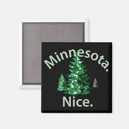 Minnesota Nice. Periode! Magneet (Voorkant / Achterkant)
