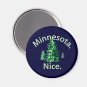 Minnesota Nice. Periode! Magneet (Voorkant / Achterkant)