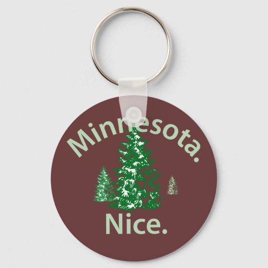 Minnesota Nice. Periode! Sleutelhanger (Voorkant)