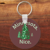 Minnesota Nice. Periode! Sleutelhanger (Voorkant)