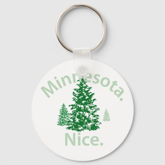 Minnesota Nice. Periode! Sleutelhanger (Voorkant)