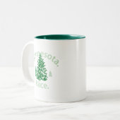Minnesota Nice. Periode! Tweekleurige Koffiemok (Voorkant links)