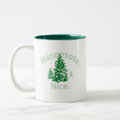 Minnesota Nice. Periode! Tweekleurige Koffiemok (Links)
