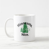 Minnesota Nice. Periode! (zwarte tekst) Koffiemok (Links)