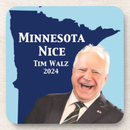 Minnesota Nice Tim Walz Bier Onderzetter