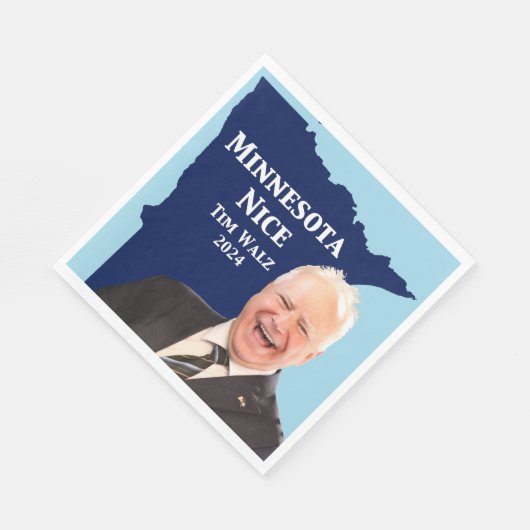 Minnesota Nice Tim Walz Servet (Hoek)