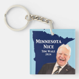 Minnesota Nice Tim Walz Sleutelhanger
