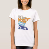 Minnesota Nickname Word Art T-shirt (Voorkant)
