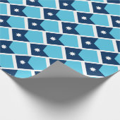 Minnesota nieuwe vlag cadeaupapier (Hoek)