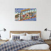 Minnesota (Noord) - Grote letterscènes Canvas Afdruk (Insitu (Slaapkamer))