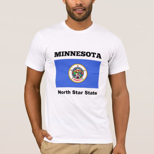 Minnesota, Noord-Star-staat T-shirt (Voorkant)