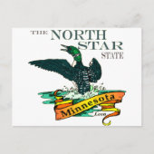 Minnesota North Star State Loons Briefkaart (Voorkant)