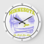 Minnesota North Star State Meer Grote Klok (Voorkant)