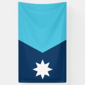Minnesota North Star-vlag Spandoek (Verticaal)