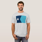 Minnesota North Star-vlag T-shirt (Voorkant volledig)