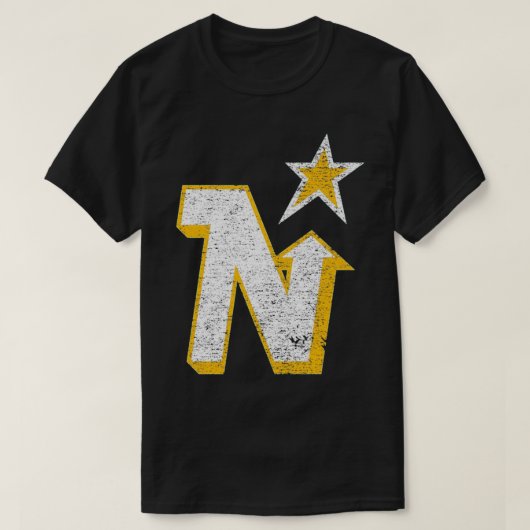 Minnesota North Stars hockey team nood T-shirt (Design voorkant)