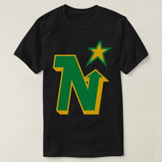 Minnesota North Stars Logo T-shirt (Design voorkant)