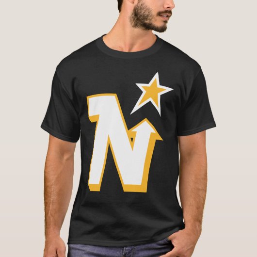 Minnesota North Stars Vintage Logo   T-shirt (Voorkant)