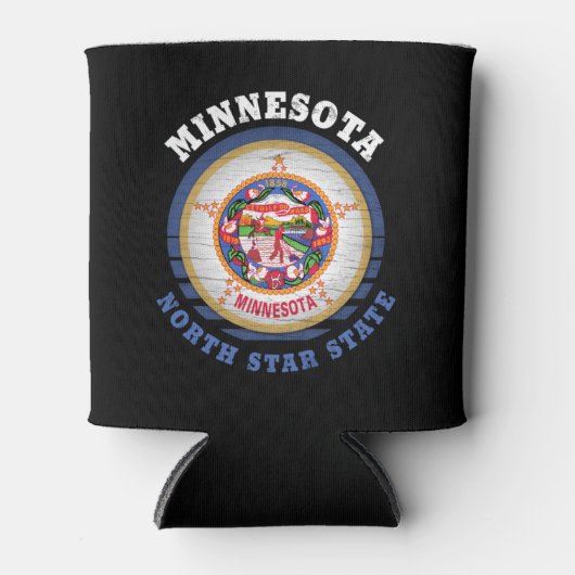 MINNESOTA NORTH STATE FLAG BLIKJESKOELER (Voorkant)