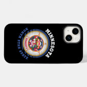 MINNESOTA NORTH STATE FLAG Case-Mate iPhone CASE (Achterkant (horizontaal))