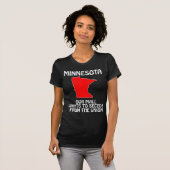 Minnesota - Ons winkelcentrum wil zich afscheiden T-shirt (Voorkant volledig)