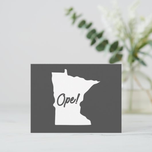 Minnesota Ope Briefkaart (Staand voorkant)