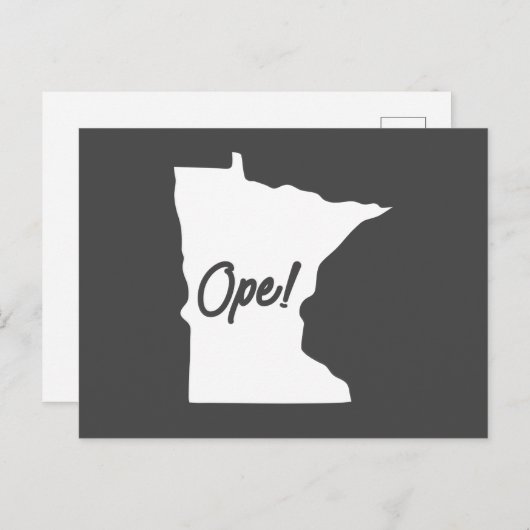 Minnesota Ope Briefkaart (Voorkant / Achterkant)