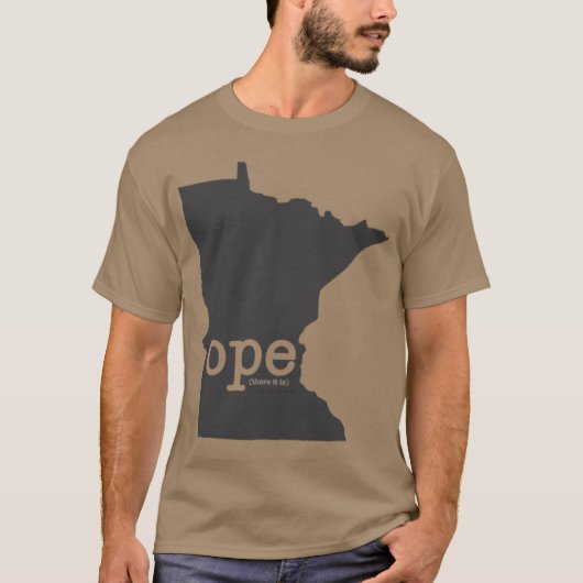 Minnesota Ope Daar is het Oversized T-shirt (Voorkant)