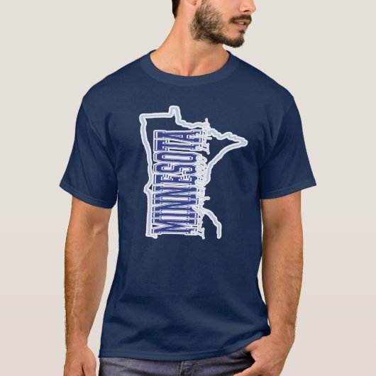 Minnesota-overzicht T-shirt (Voorkant)