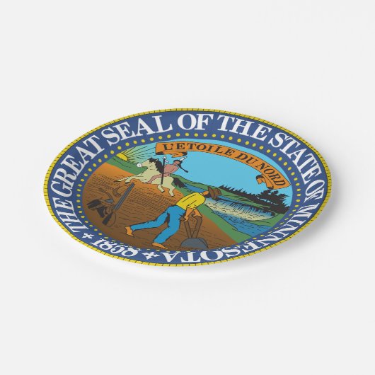 Minnesota Papieren Bordje (Gekanteld)
