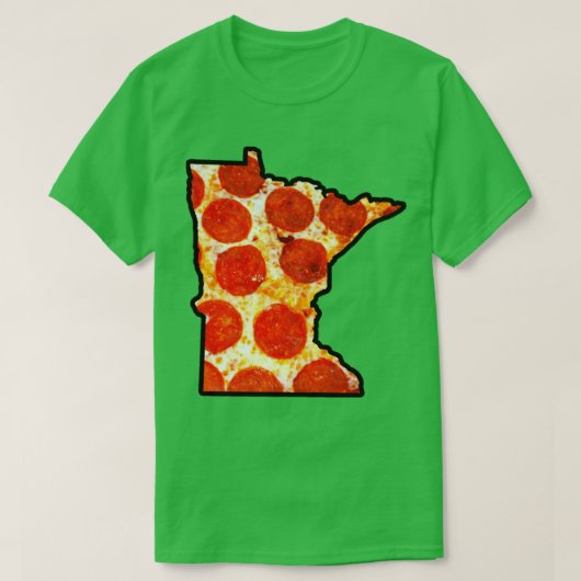 Minnesota Pepperoni Pizza T-shirt (Design voorkant)
