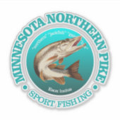 Minnesota Pike Vist Sticker (Voorkant)