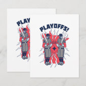 Minnesota Playoff Honkbal Informatiekaartje (Voorkant / Achterkant)