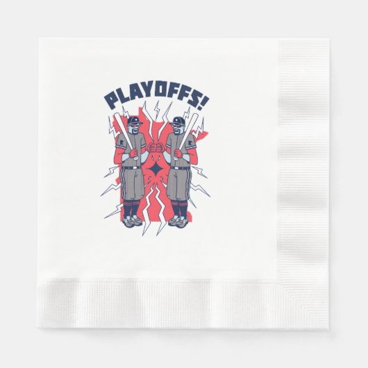 Minnesota Playoff Honkbal Servet (Voorkant)