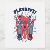 Minnesota Playoff Honkbal Wijn Etiket (Enkel label)