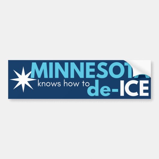 Minnesota politieke bumpersticker (Voorkant)