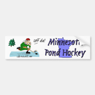 Minnesota Pond Hockey Bumpersticker