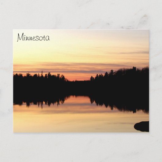 Minnesota - Poplar Lake Briefkaart (Voorkant)