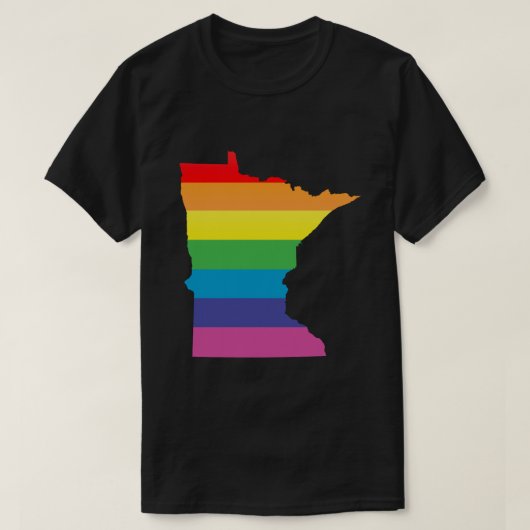 minnesota pride. gestript. t-shirt (Design voorkant)