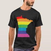 minnesota pride. gestript. t-shirt (Voorkant)