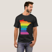 minnesota pride. gestript. t-shirt (Voorkant volledig)