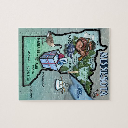 Minnesota Puzzle Legpuzzel (Horizontaal)