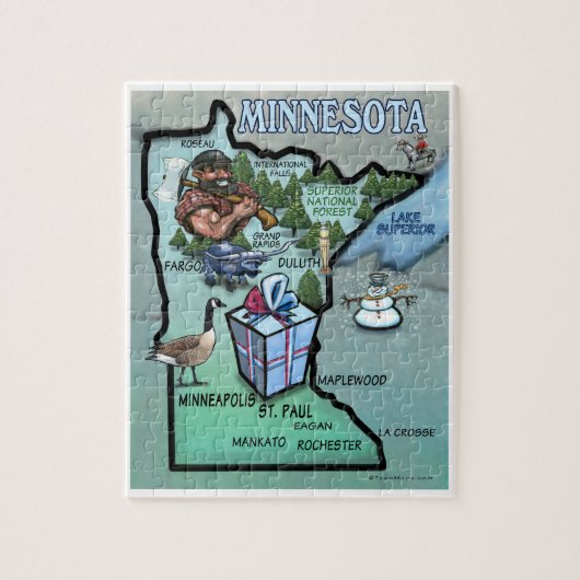 Minnesota Puzzle Legpuzzel (Verticaal)