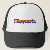 Minnesota Rainbow-tekstPet Trucker Pet (Voorkant)