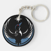 Minnesota Rebel Bird New State Flag Sleutelhanger (Achterkant)