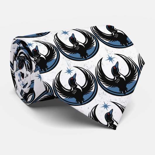 Minnesota Rebel Bird New State Flag Stropdas (Opgerold)